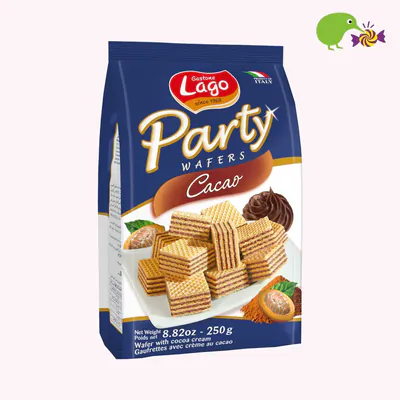 Lago Cocoa Party Wafers