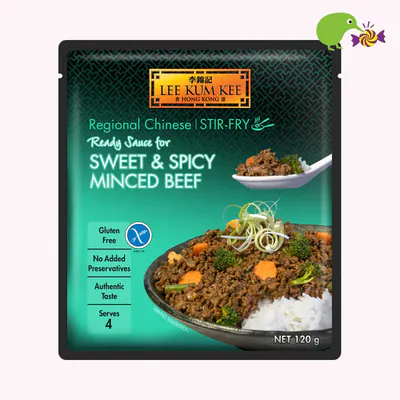 Lee Kum Kee Gluten Free Sweet & Spicy Minced Beef Ready Sauce