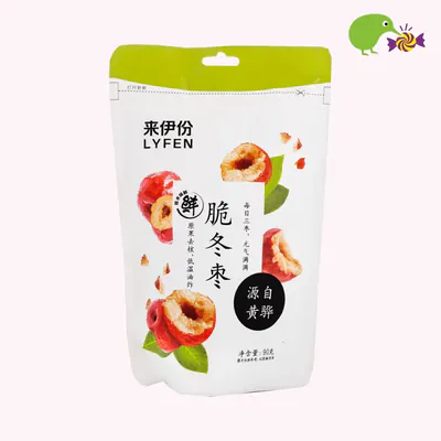 Lyfen Chinese Winter Dried Crispy Dates Pitted