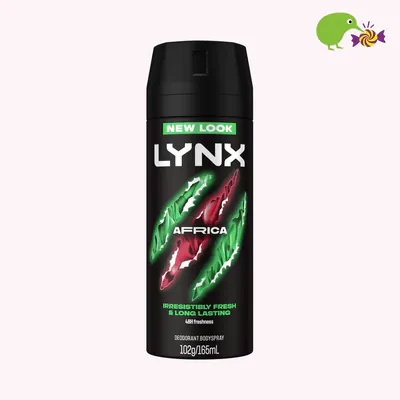 Lynx Africa Squeezed Mandarin & Sandalwood 48hr Deodorant Antiperspirant Bodyspray