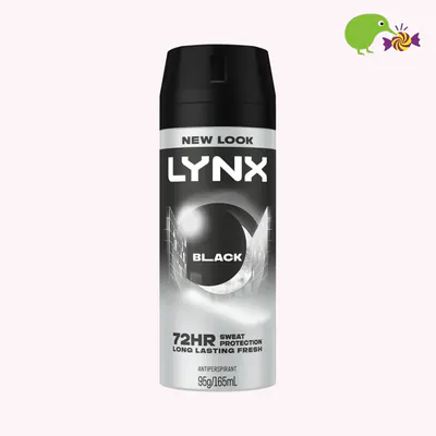 Lynx Black Frozen Pear & Cedarwood Scent 72hr Deodorant Antiperspirant Bodyspray