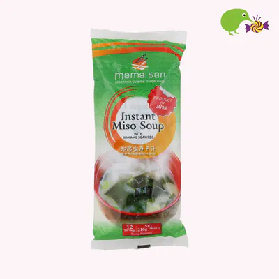 Mama San Instant Miso Soup with Wakame Seaweed