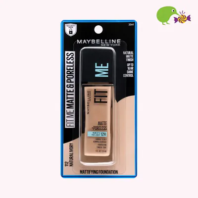 Maybelline New York Fit Me! Matt & Poreless 112 Natural Ivory Foundation