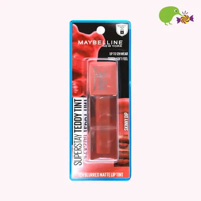 Maybelline New York Superstay Teddy Tint Skinny Dip 12Hr Blurred Matte Lip Tint