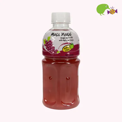 Mogu Mogu Grape Flavour Juice With Nate De Coco