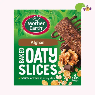 Mother Earth Afghan Baked Oaty Slices