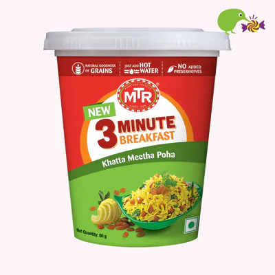 MTR Khatta Meetha Poha 3 Minute Breakfast