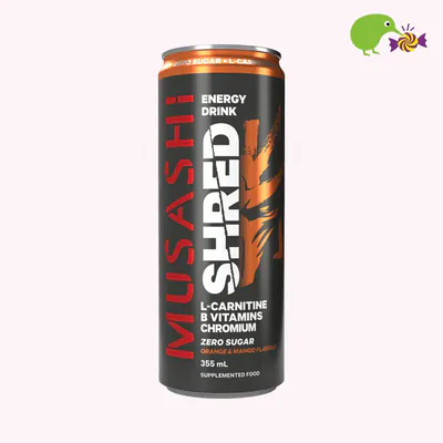 Musashi Orange & Mango Shred Energy Drink