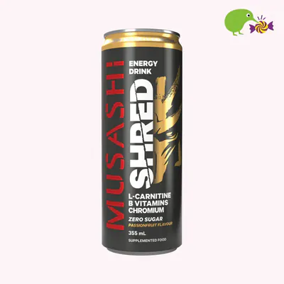 Musashi Passionfruit Shred Energy Drink