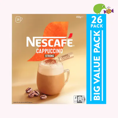 Nescafe Cappuccino Strong Coffee Sachets Value Pack