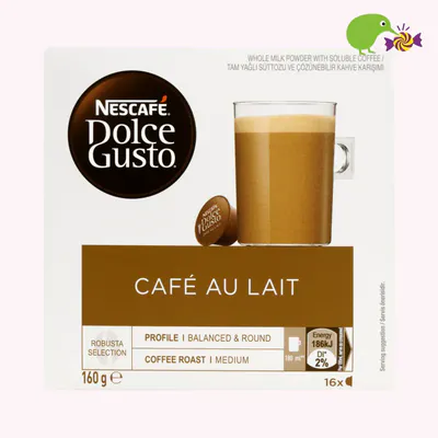 Nescafe Dolce Gusto Cafe Au Lait Coffee Capsules