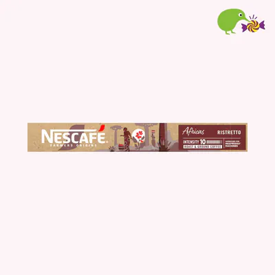 Nescafe Farmers Origins Africas Ristretto Nespresso Intensity 10 Compatibles Coffee