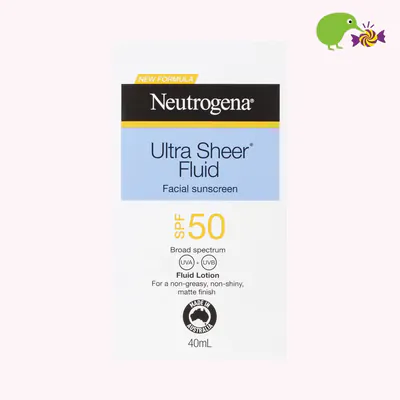 Neutrogena Ultra Sheer Fluid Facial Sunscreen SPF50