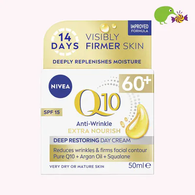 Nivea Q10 Anti-Wrinkle Extra Nourish Deep Restoring Day Cream SPF15