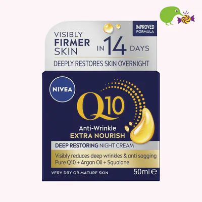 Nivea Q10 Anti-Wrinkle Extra Nourish Deep Restoring Night Cream