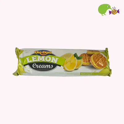 Oki Doki Lemon Creams Biscuits