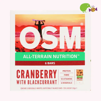One Square Meal All-Terrain Nutrition Cranberry With Blackcurrant Bars