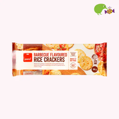 Pams Barbecue Flavoured Rice Crackers
