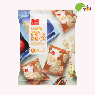 Pams Chicken Flavoured Mini Rice Crackers