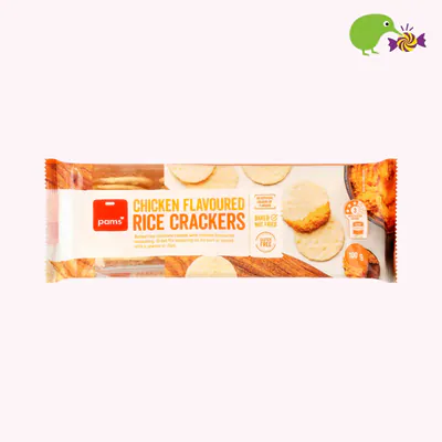 Pams Chicken Flavoured Rice Crackers