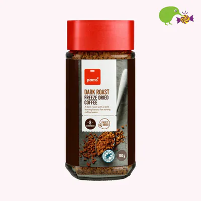 Pams Dark Roast Freeze Dried Coffee