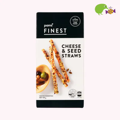 Pams Finest Cheese & Seed Straws