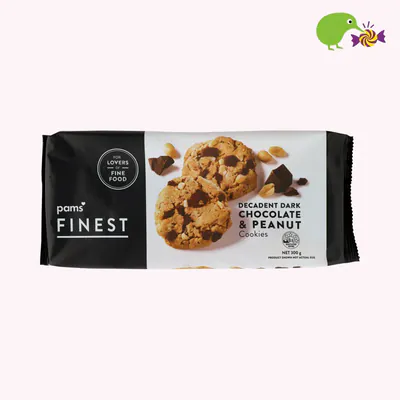 Pams Finest Dark Chocolate Peanut Cookies