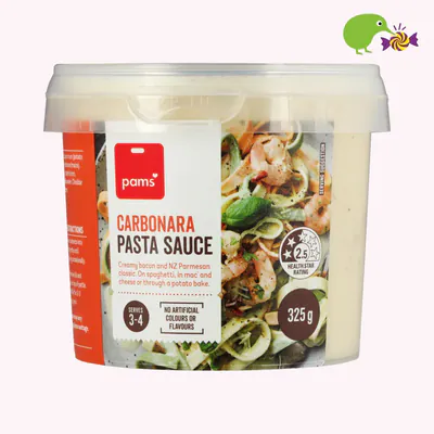 Pams Fresh Carbonara Pasta Sauce