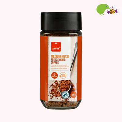 Pams Medium Roast Freeze Dried Coffee