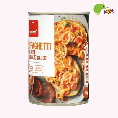 Pams Spaghetti In Rich Tomato Sauce