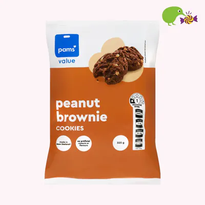Pams Value Peanut Brownie Cookies