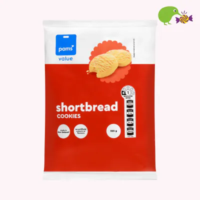 Pams Value Shortbread Cookies