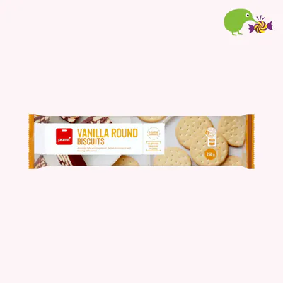 Pams Vanilla Round Biscuits