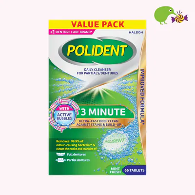 Polident 3 Minute Daily Cleanser For Partials & Dentures
