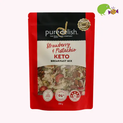 Pure Delish Strawberry & Pistachio Keto Breakfast Mix