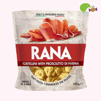 Rana Tortelini with Prosciutto Di Parma Pasta