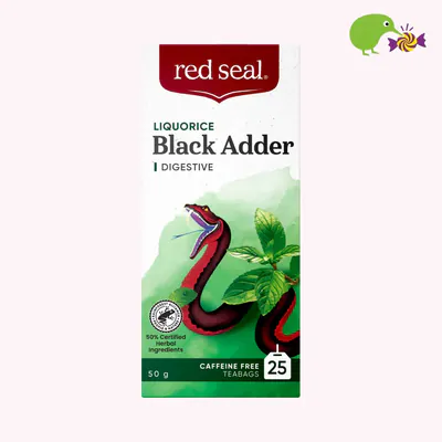 Red Seal Black Adder Liquorice Tea Bags