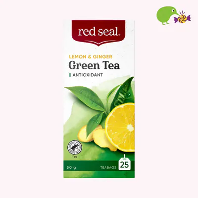 Red Seal Lemon & Ginger Green Tea Bags