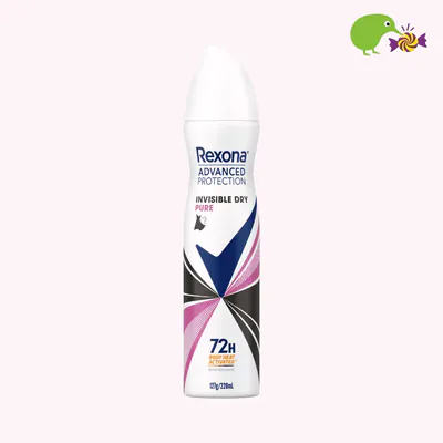 Rexona Advanced Protection Invisible Dry Pure 72Hr Antiperspirant Deodorant