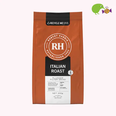 Robert Harris Italian Roast Plunger Filter Grind Coffee