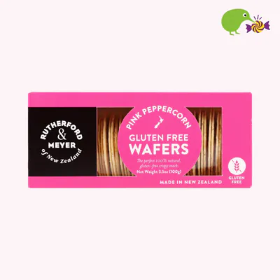 Rutherford & Meyer Pink Peppercorn Rice Wafers