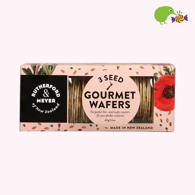 Rutherford & Meyer Three Seed Gourmet Wafers