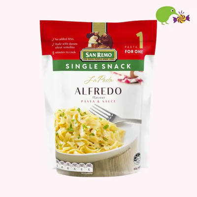 San Remo La Pasta Alfredo Pasta & Sauce Single Snack
