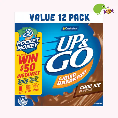 Sanitarium Up & Go Chocolate Flavour Liquid Breakfast