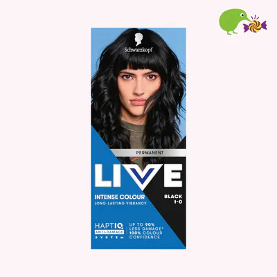 Schwarzkopf Live 1.0 Black Permanent Hair Colour
