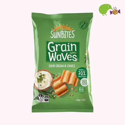 Sunbites Grain Waves Sour Cream & Chives