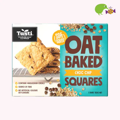 Tasti Choc Chip Oat Baked Squares