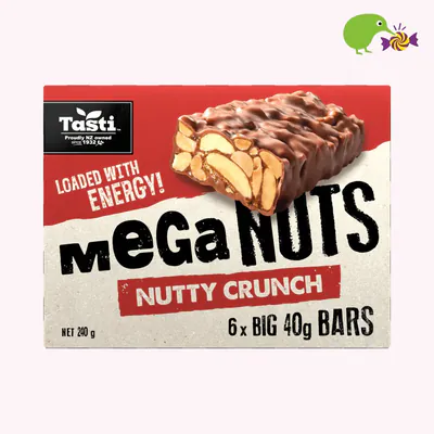 Tasti Meganuts Nutty Crunch Bars