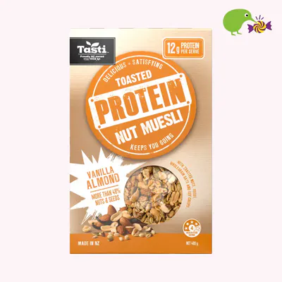 Tasti Vanilla Almond Toasted Protein Nut Muesli