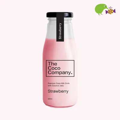 The Coco Company Coconut Milk Drink With Jelly Strawberry Flavour